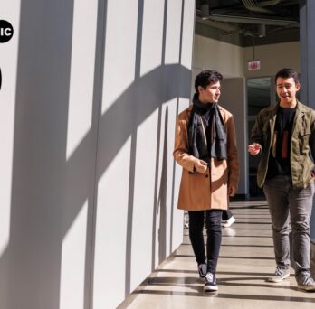 Students walking inside the Academic and Residential Complex (ARC)
                  